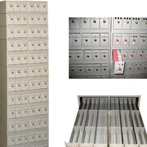 Glass slide storage cabinet